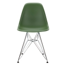 Eames DSR plastic cromo/verde forest