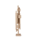 scultura astratta cm 47,5 beige