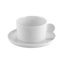 8 tazze caffè con piatto