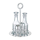 set condimento in lega argentata