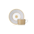 tazza tè con piatto