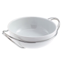 spaghettiera cm 32 con supporto argentato