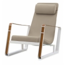 poltrona Cité pelle L50