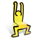 sedia per bambini giallo