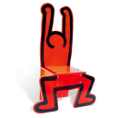 sedia per bambini rosso