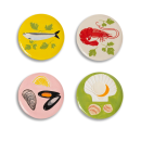 Set 4 piattini cm 16