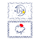 coppia tovagliette lune + nuage cm 38x54 