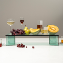 centrotavola gastronomico in vetro 
