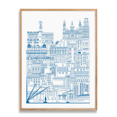 serigrafia Genova II con cornice 