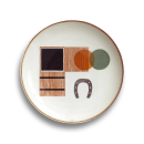 coppia piatti dessert Stable cm 23,5