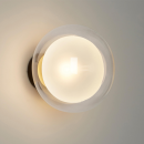 Nabila parete/soffitto 552.42 ottone spazzolato e vetro trasparente