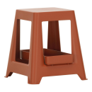 Chap stool con con contenitore Mattone