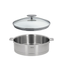 casseruola bassa cm 22 c/coperchio pyrex