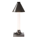 Goodnight lampada a batteria con diffusore titanio opaco