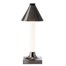 Goodnight lampada a batteria con diffusore titanio lucido