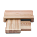 set 3 vassoi in legno cm 38