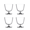set 4 bicchieri cocktail bassi 