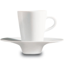 6 tazze caffè con piatto